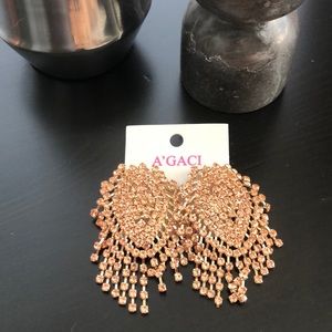 Agac’i rhinestone embellished earrings